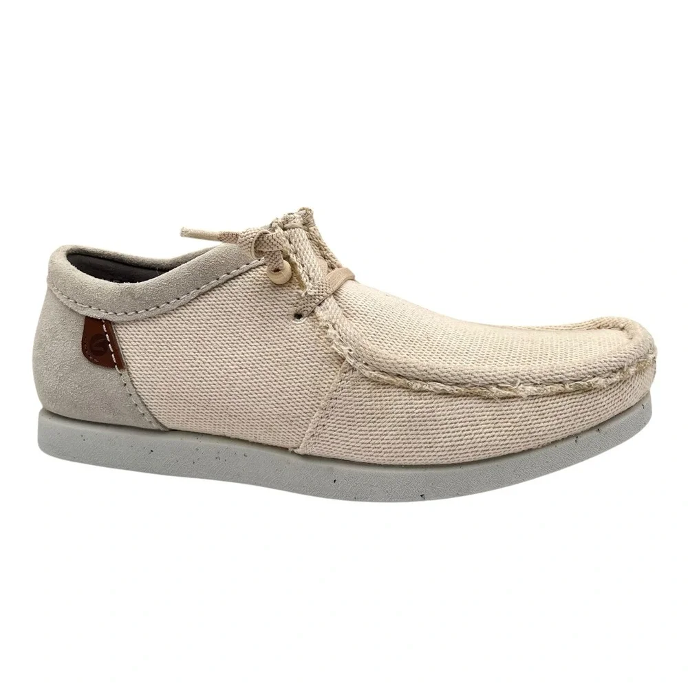 Clarks Mens ShacreLite Moccasin Slip On Casual‎ Shoes Size 11 Ivory Combination
